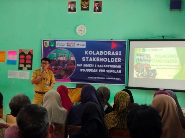 Kolaborasi Stakeholder Wujudkan Visi SMPN 2 Karangtengah Wonogiri